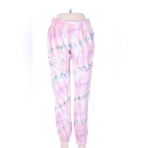 young fabulous & broke Tie-Dye Cargo Joggers; Size Small